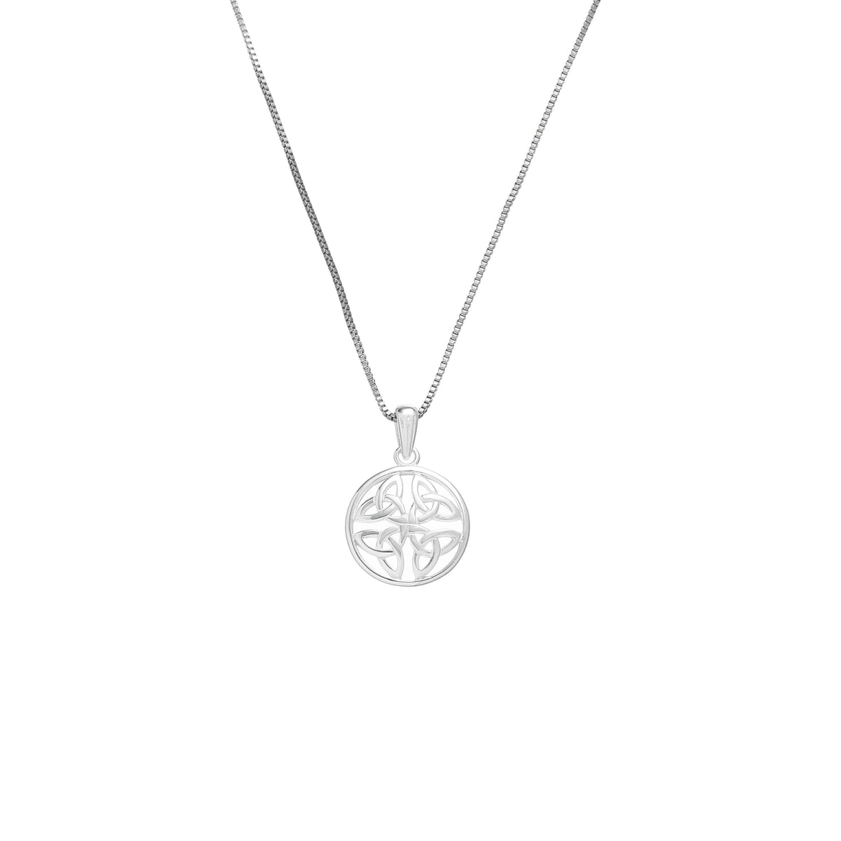 Grá Collection Trinity Knot Sterling Silver Necklace 