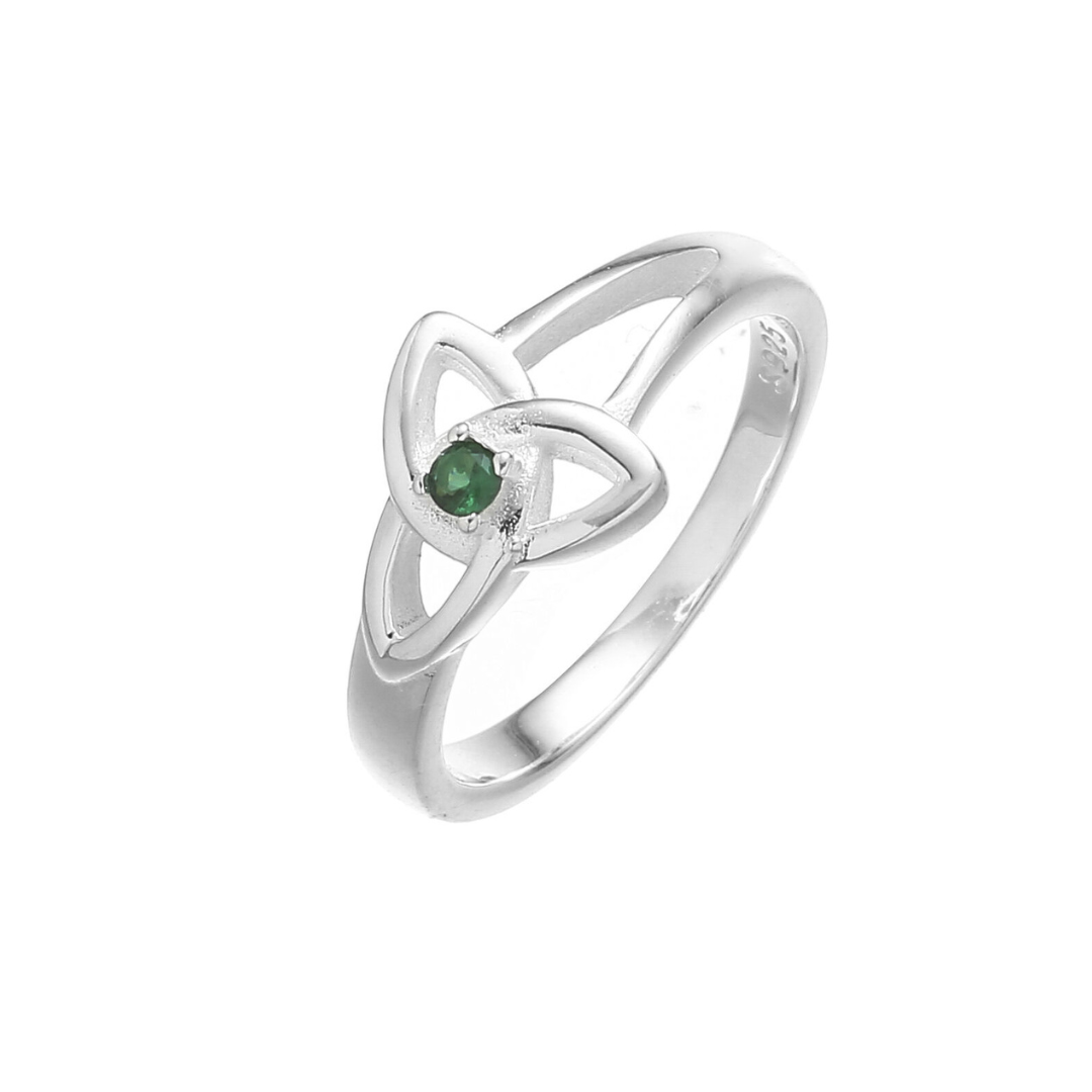 Grá Collection Trinity Knot Ring Sterling Silver