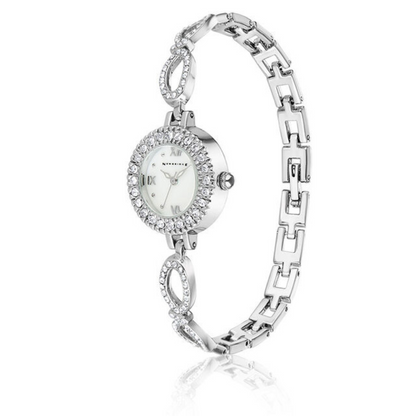 Ladies Watch Link Bracelet Double Clasp