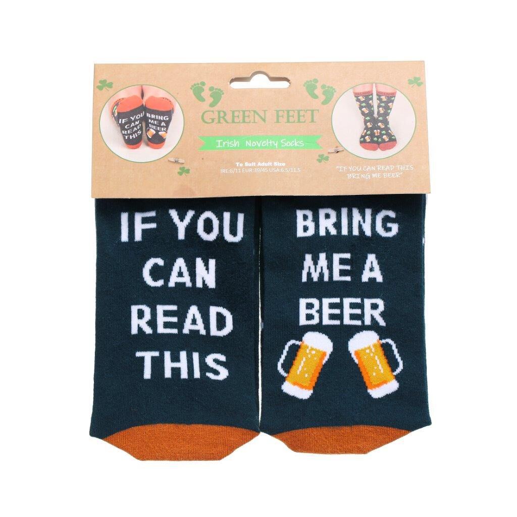 Beer Socksnavy & Orange