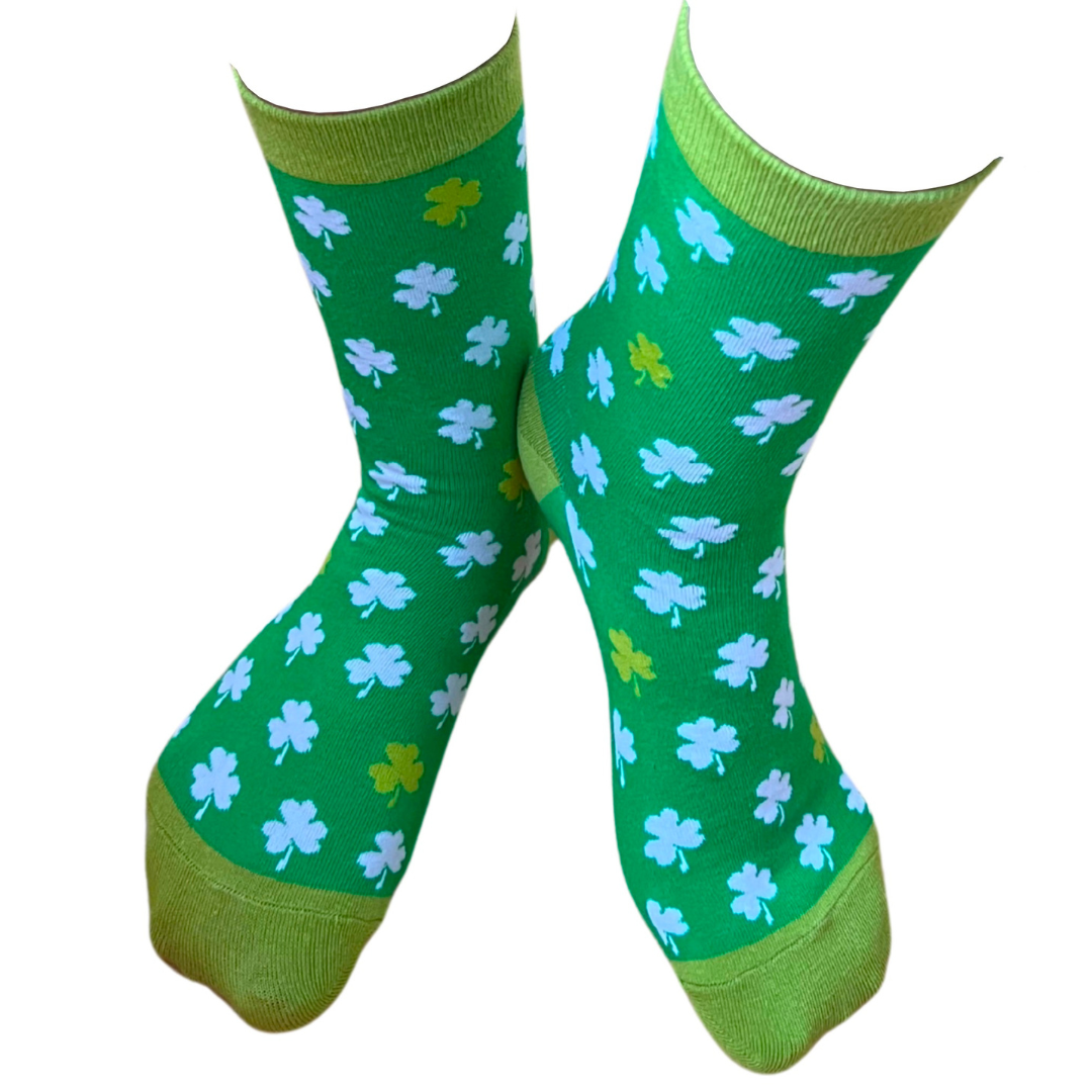 Kids Multi Coloured Set Of 3 Shamrock Socks