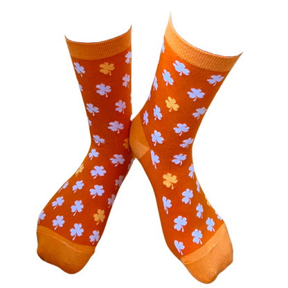 Kids Multi Coloured Set Of 3 Shamrock Socks