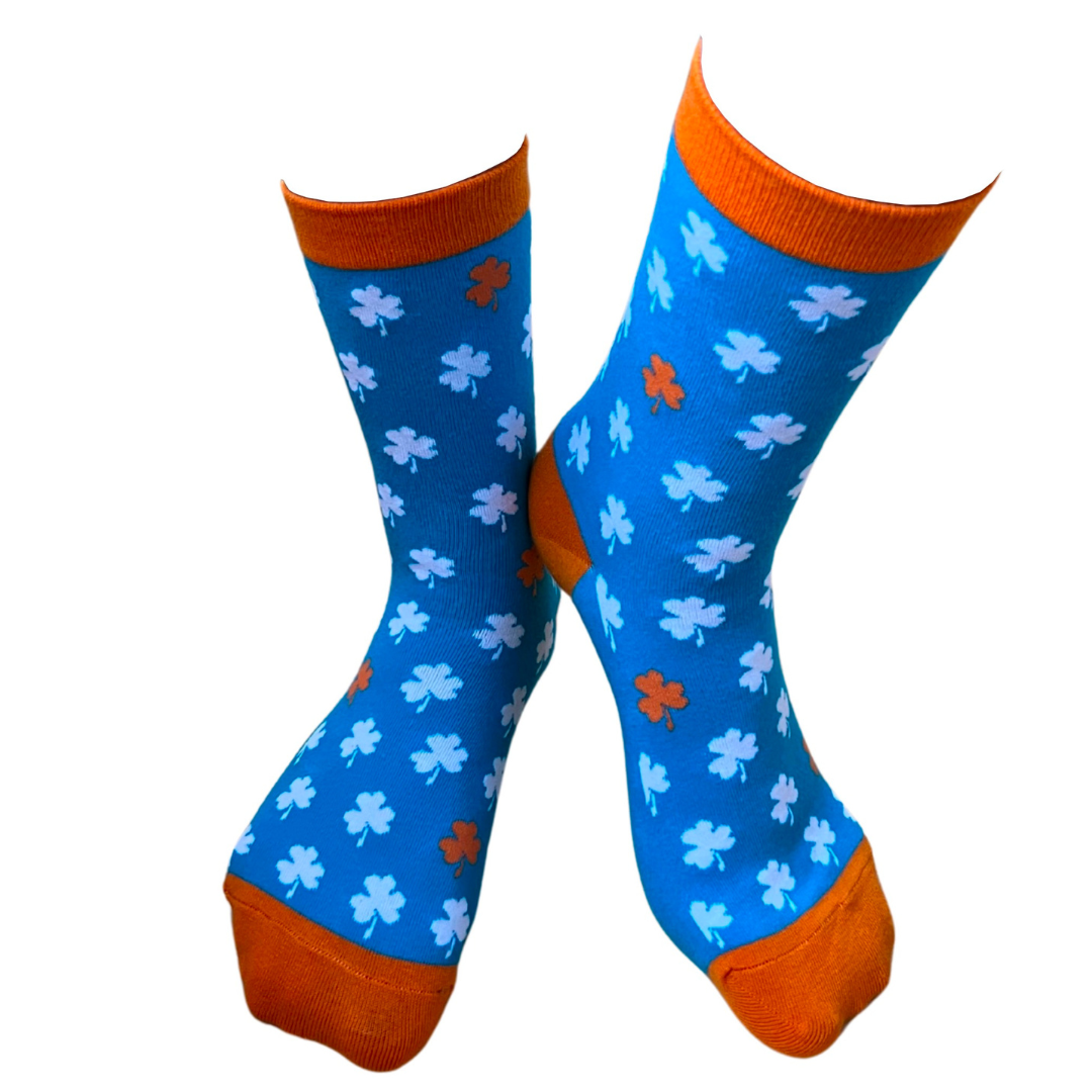 Kids Multi Coloured Set Of 3 Shamrock Socks