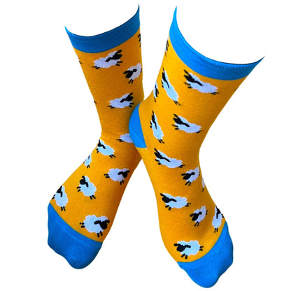 Kids Multi Coloured Set Of 3 Sheep Socks