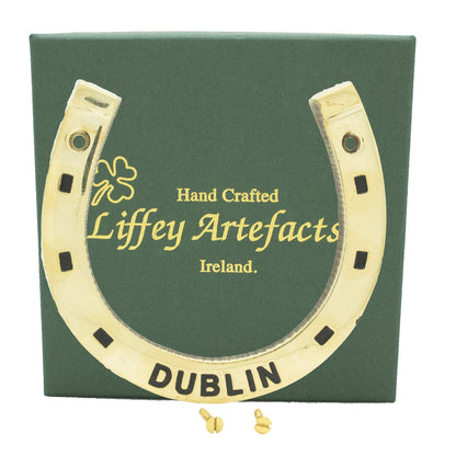 Brass Dublin Horse Shoe Wall Mount