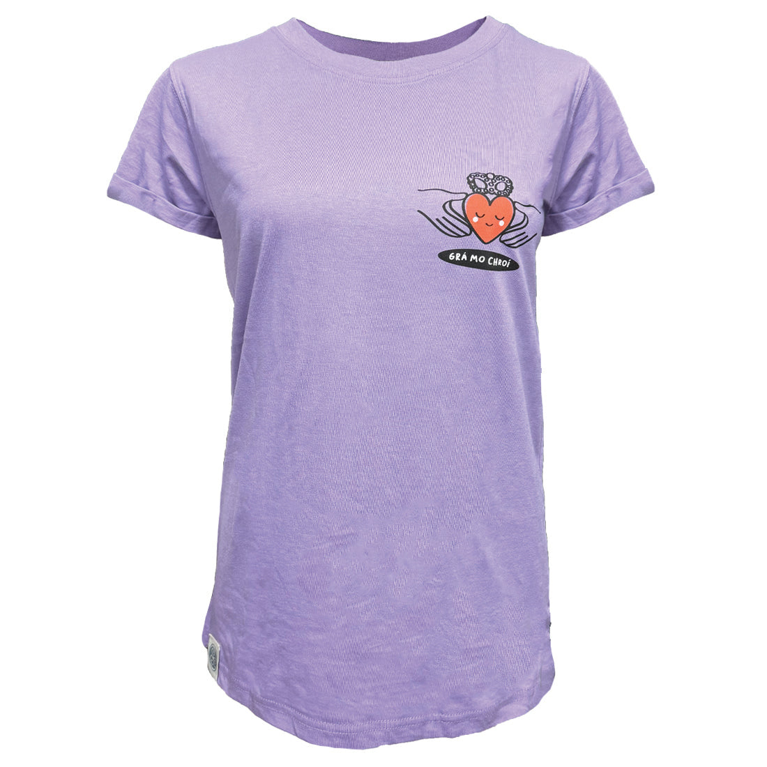Ladies Gra Mo Chroi Lilac T-Shirt