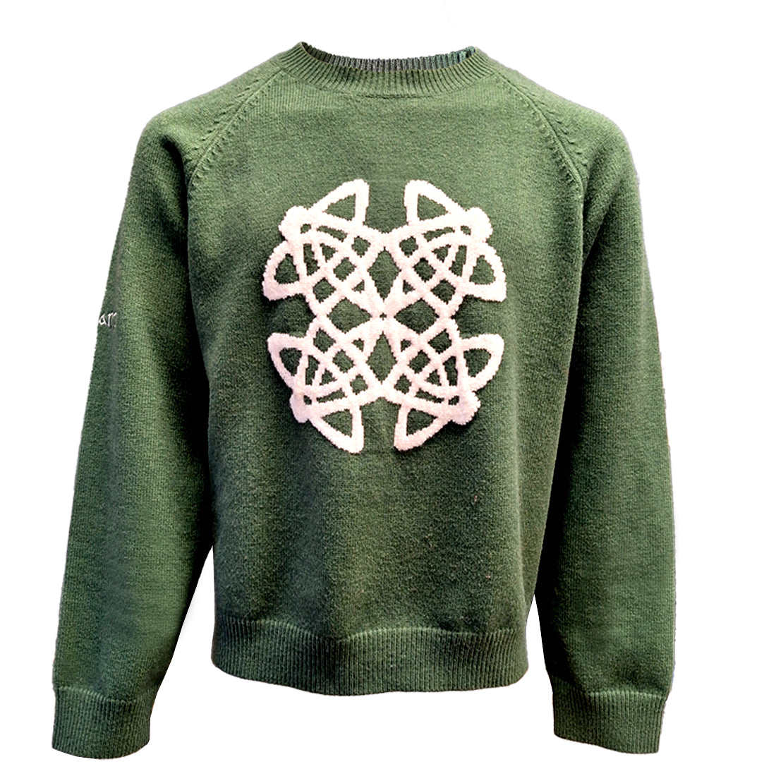 Celtic Knot Sage Crew Neck Sweater