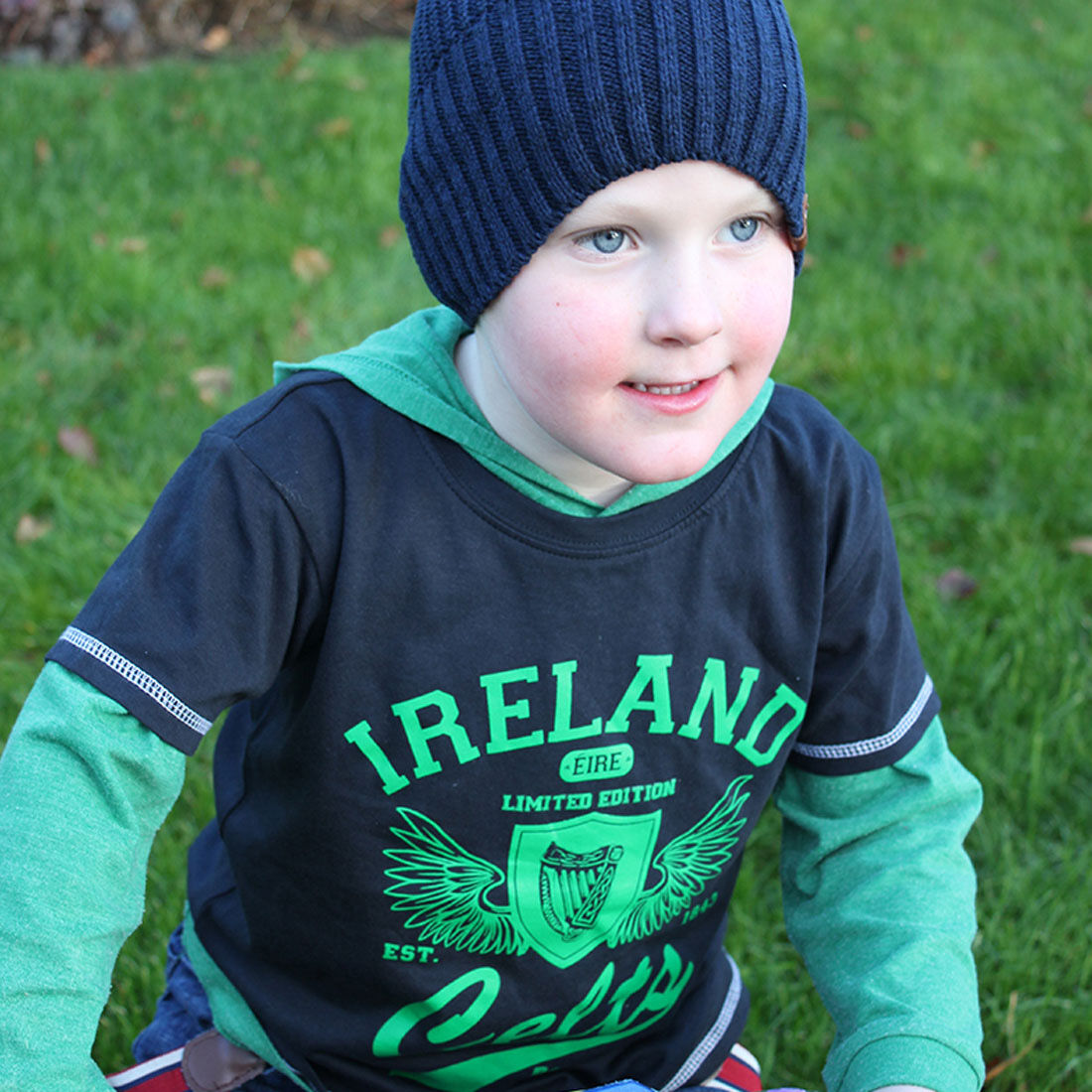 Kids Ireland Celts Limited Edition Harp Design T-Shirt 