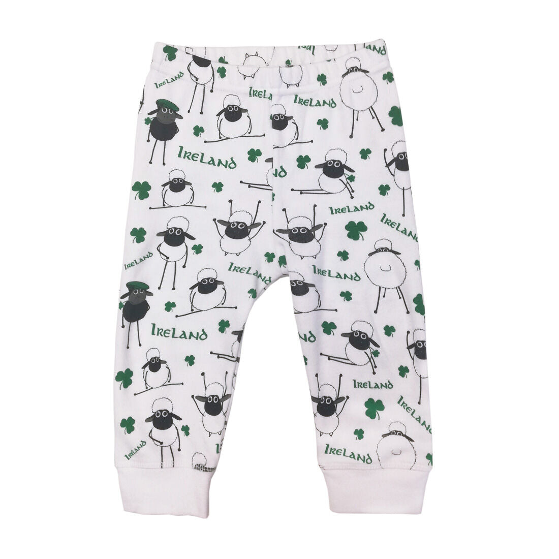 Ireland Sheep And Shamrock Design Leggings