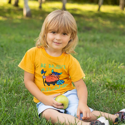 Kid's Be Brave Viking Ireland T-shirt