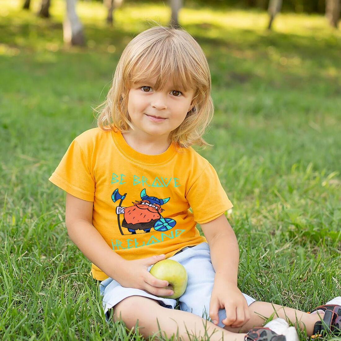 Kids Be Brave Viking Ireland T-Shirt 
