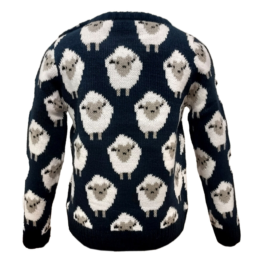 Kids All Over Sheep Pattern Sweater Navy 