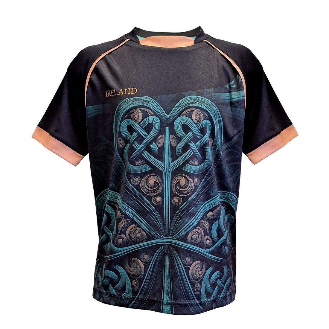 Kids Ireland Big Shamrock Performance T-Shirt