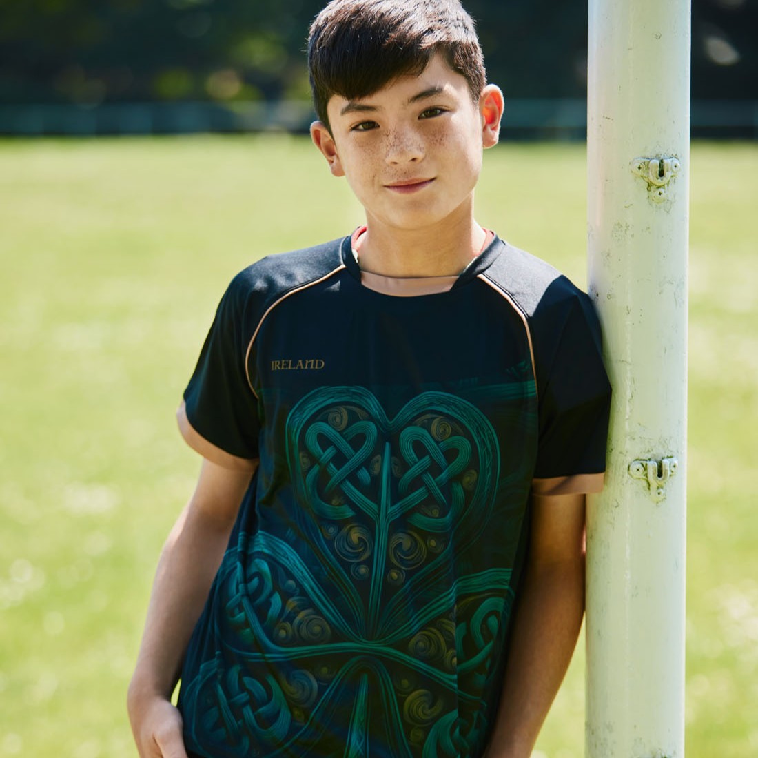 Kid's Ireland Big Shamrock Performance T-Shirt