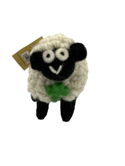 Small Black Faced Sheep with Hair