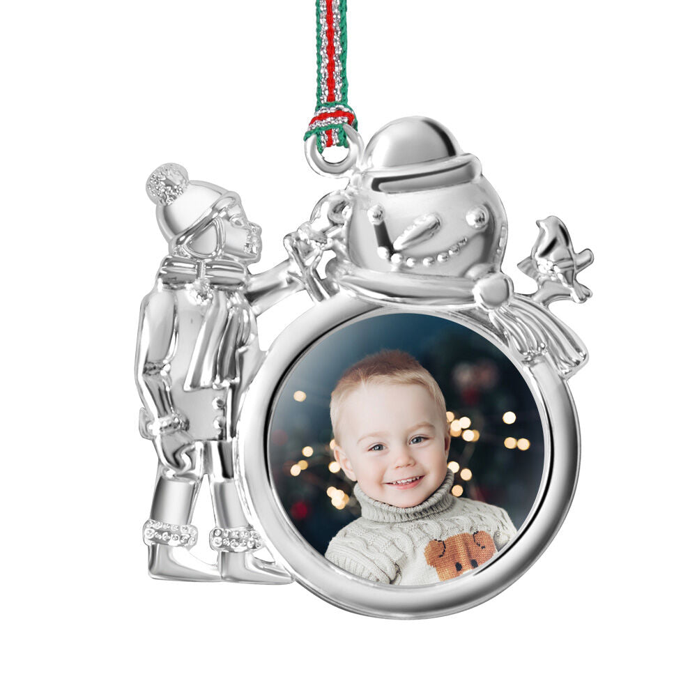 Newbridge Silverware Snowman Photo Frame Hanging Decoration