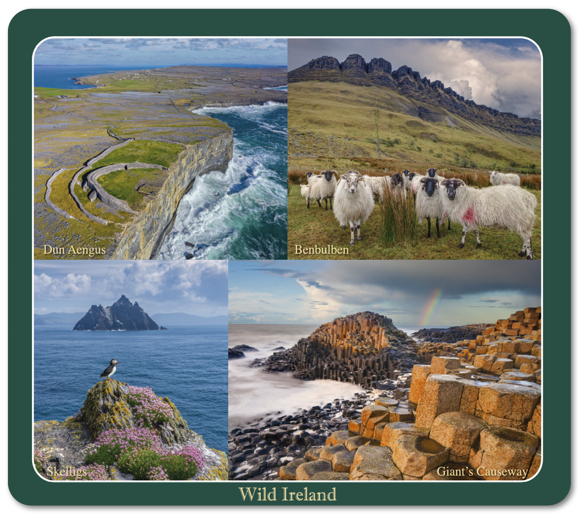 Wild Ireland Image Table Coasters