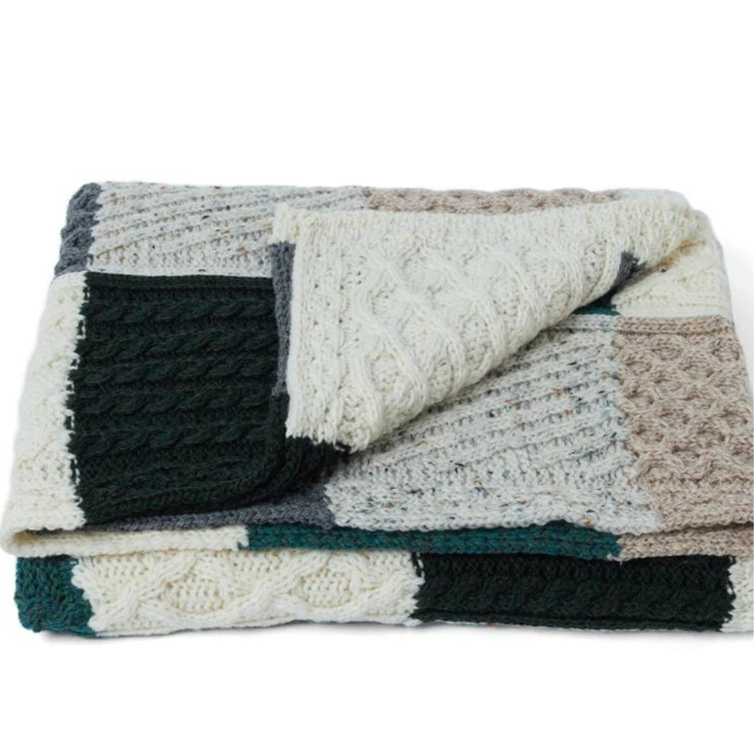 Aran Intarsia Blanket