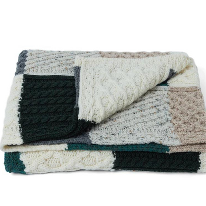 Aran Intarsia Blanket