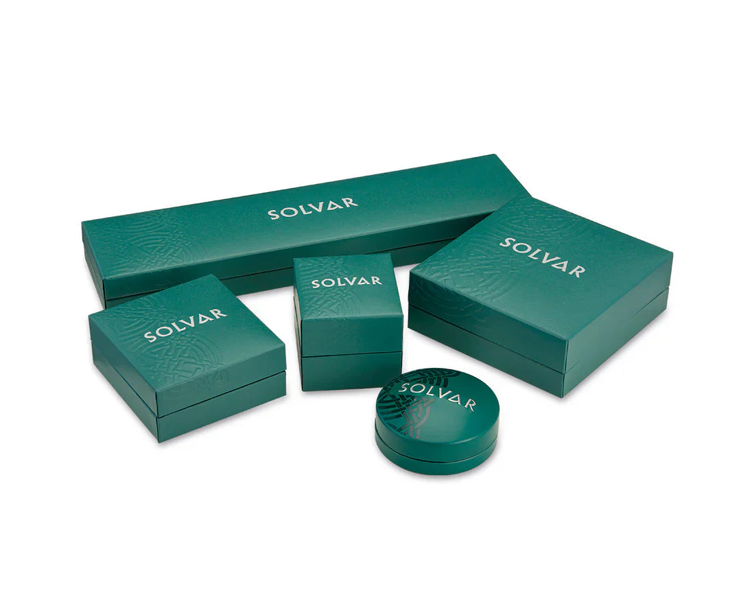 Small Silver Enamel Shamrock Stud Earrings 