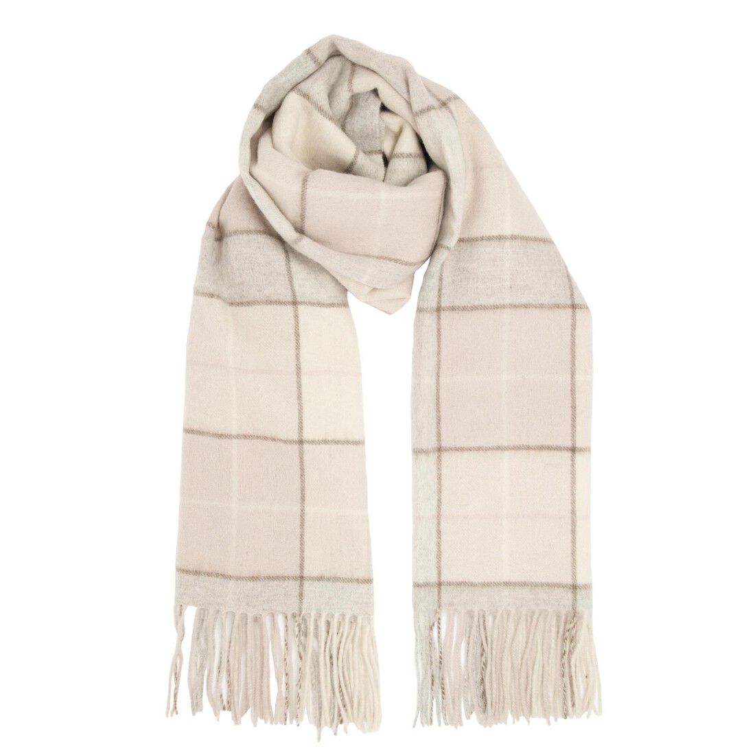 Heritage Traditions Tartan Woollen Scarf – Natural Design
