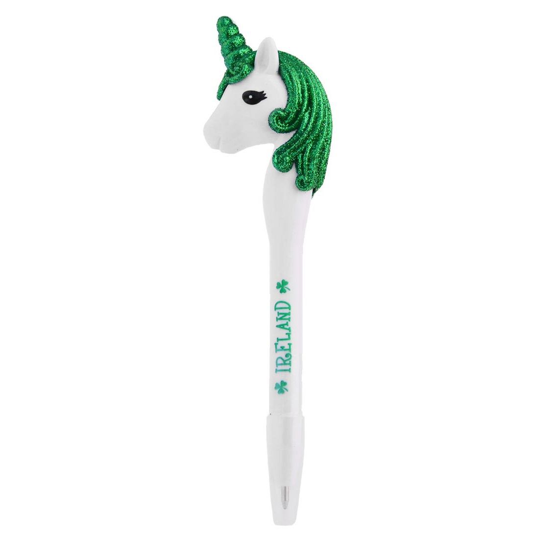 Unicorn With Green Glitter Mane Ireland Pen