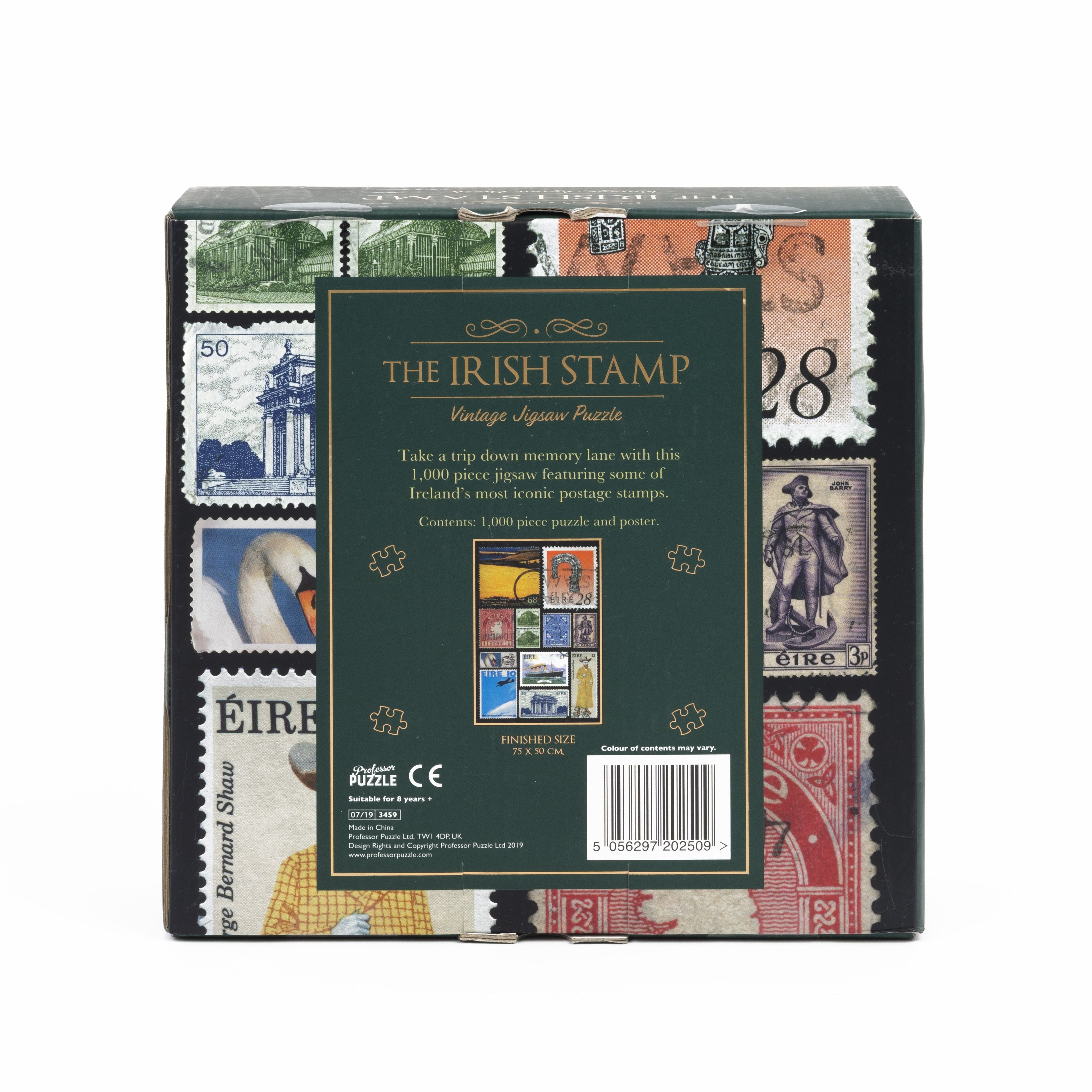 The Irish Stamp Beautifully Illustrated Vintage 1000 Pieces Jigsaw Puzzle 
