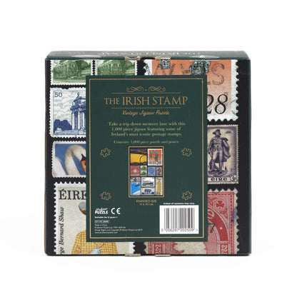 The Irish Stamp Beautifully Illustrated Vintage 1000 Pieces Jigsaw Puzzle