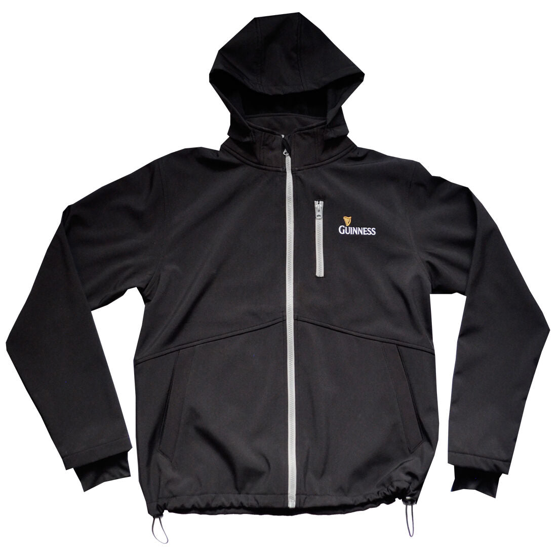 Black Guinness With Harp Design Fleece