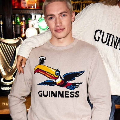 Men's Guinness Flying Toucan Crew Neck Sweater