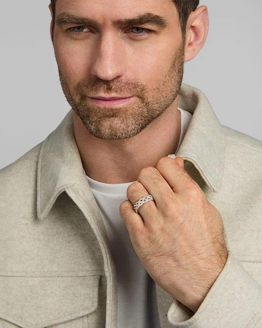 Men's Sterling Silver Celtic Knot Ring