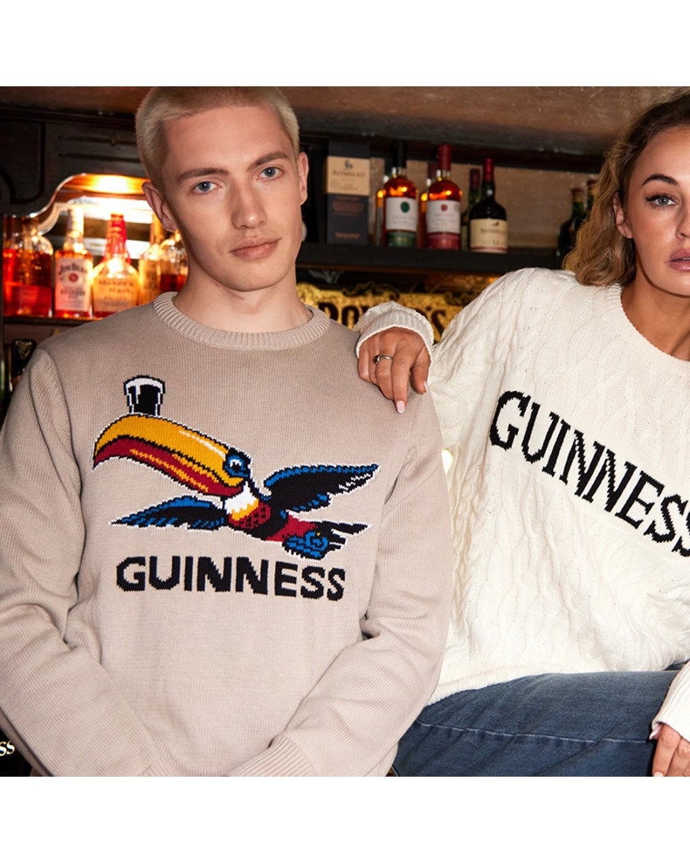Men's Guinness Flying Toucan Crew Neck Sweater