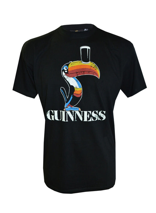 Guinness Toucan & Pint Print Black T-shirt