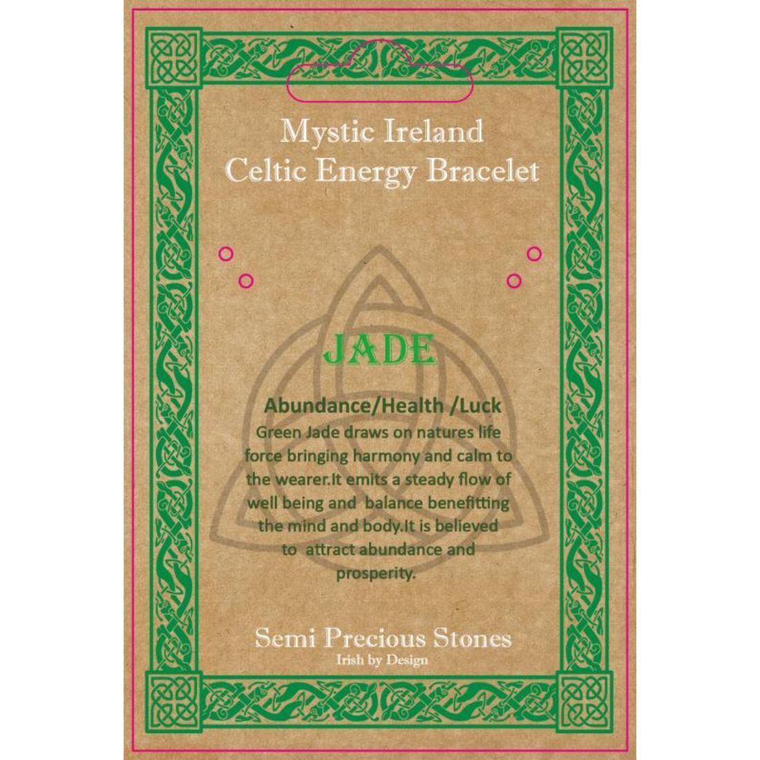 Mystic Ireland Jade Celtic Energy Stones 