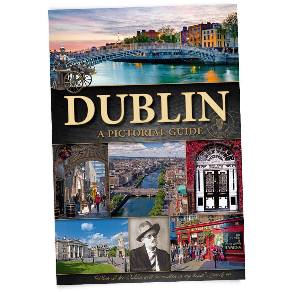 Paperback Pictorial Dublin Tourist Guidebook Illustrated Copy