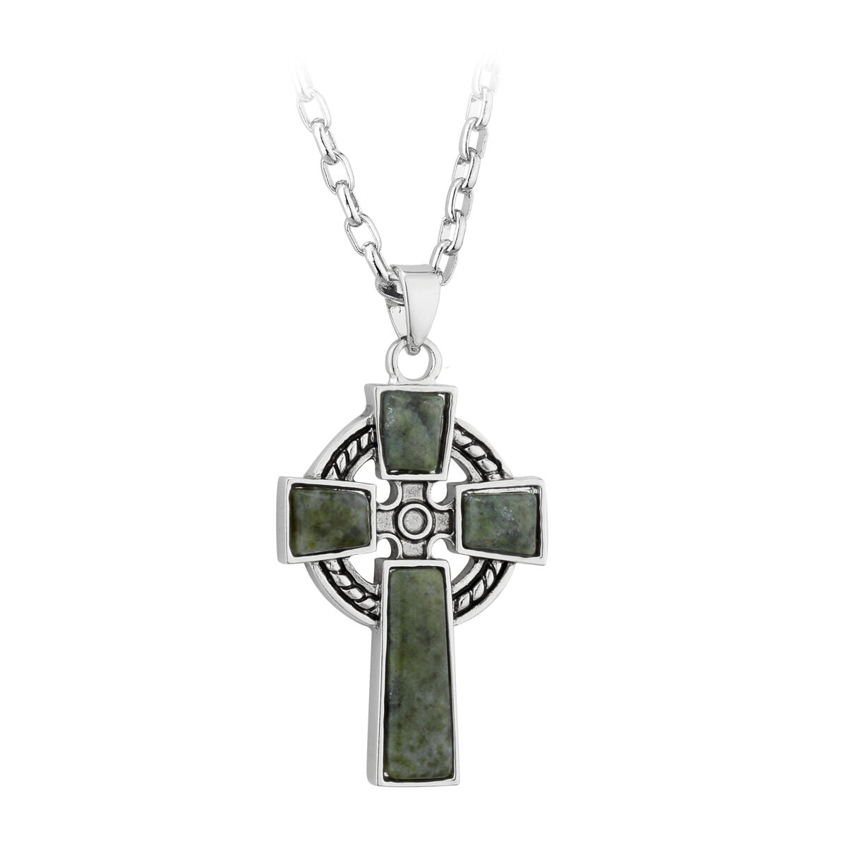 Connemara Marble Cross Necklace – Carrolls Irish Gifts USA