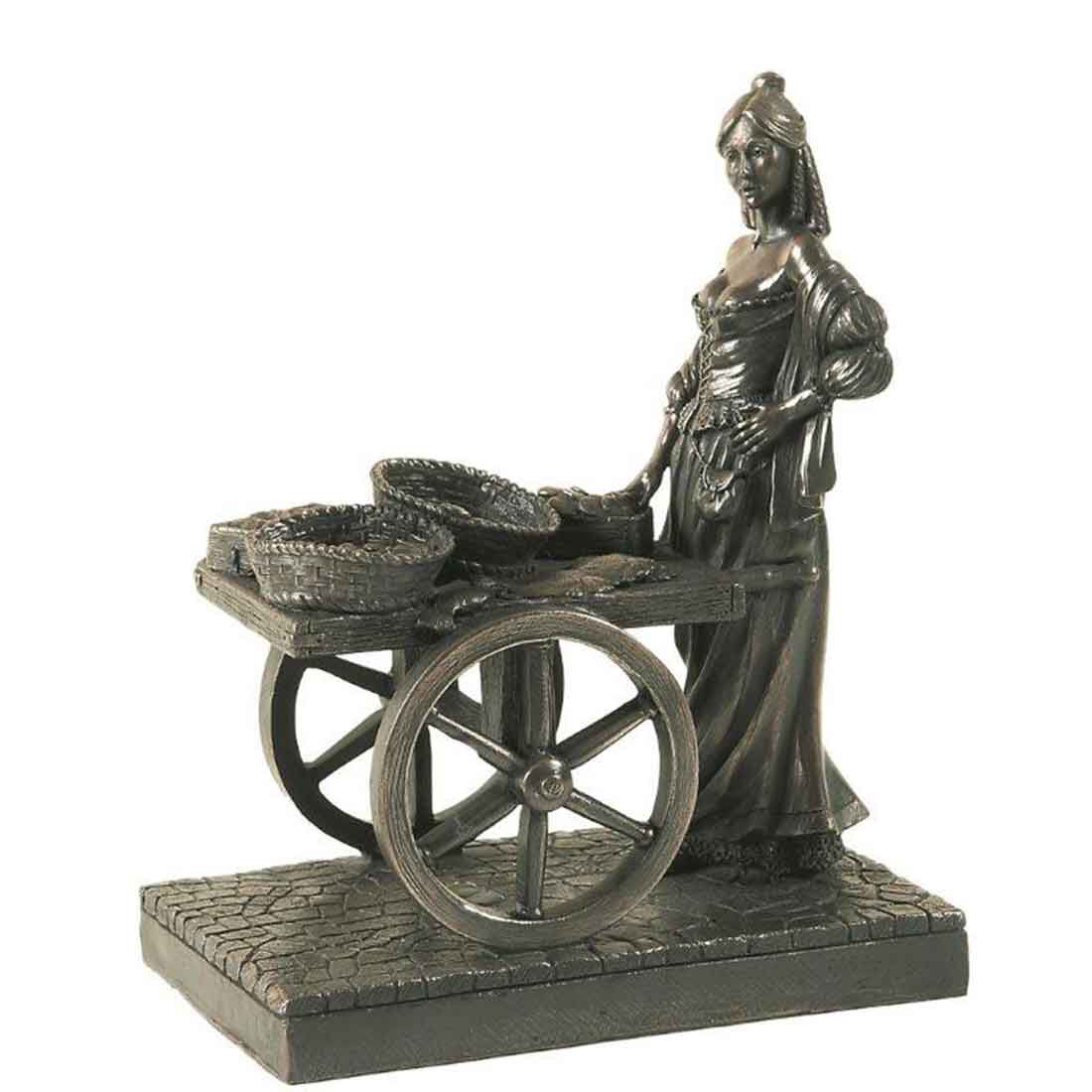 6.5” Molly Malone Bronze Statue 