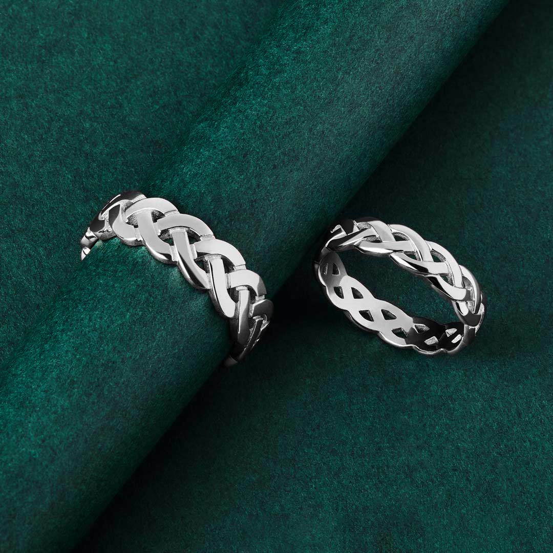 Men's Sterling Silver Celtic Knot Ring