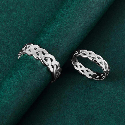 Men's Sterling Silver Celtic Knot Ring