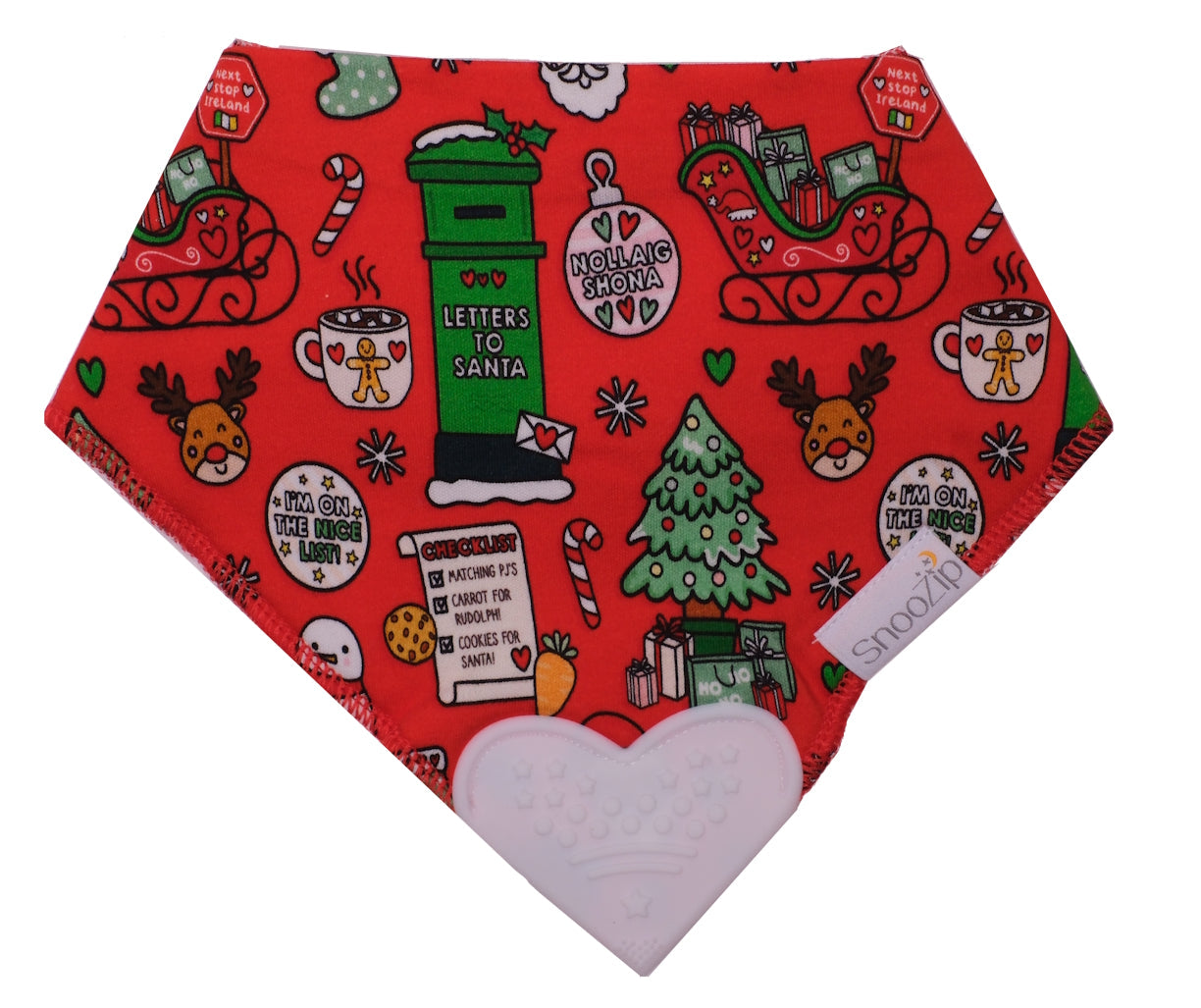 Signature Christmas Teething Bib