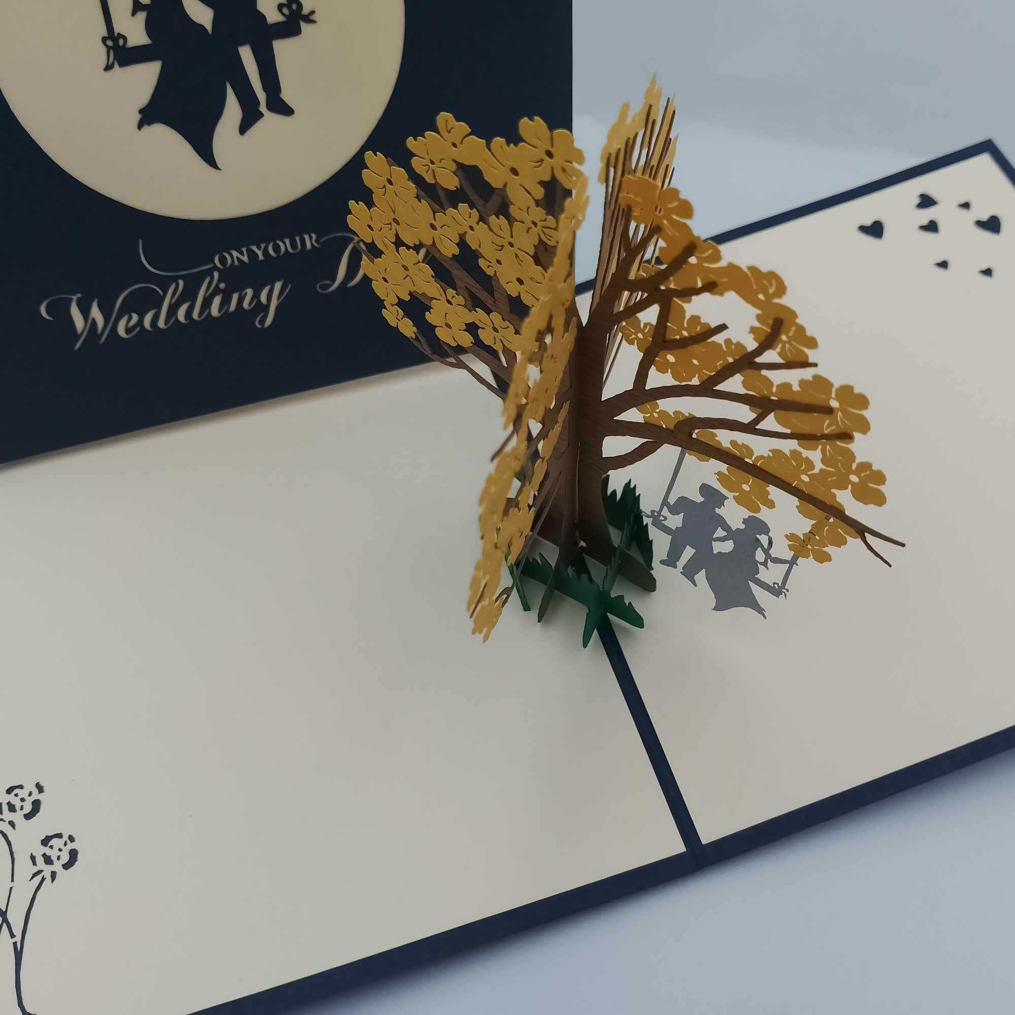 Wedding Swing Pop-Up Card 